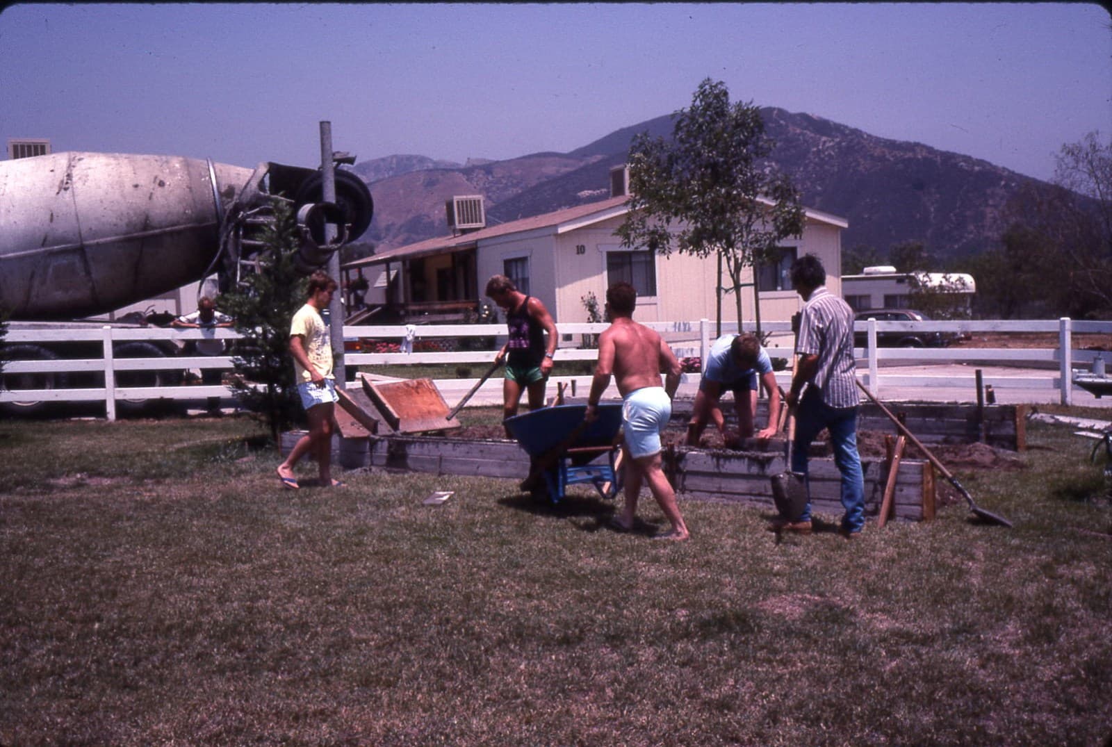 YWAM Los Angeles community members developing the campus in its early years